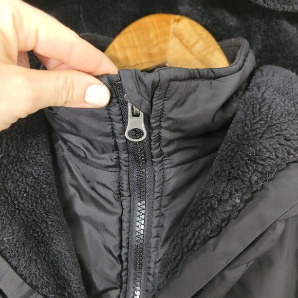 Folia Black Belted Classic Puffer Jacket Lined Hooded Winter Pockets Coat Office - Picture 14 of 16